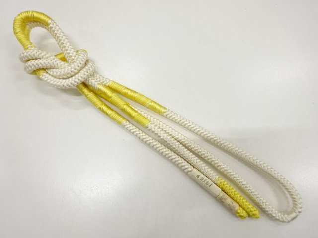 JAPANESE HAND-TIED OBIJIME CORD / UNUSED / SILK